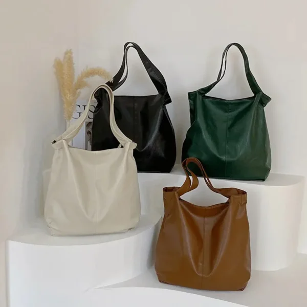 Grand sac à main rétro quatre couleurs