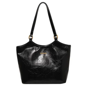 Grand sac à main vintage noir