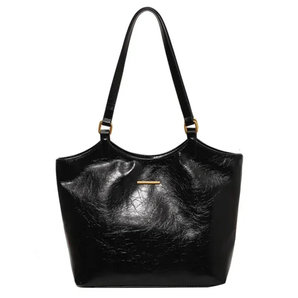 Grand sac à main vintage noir