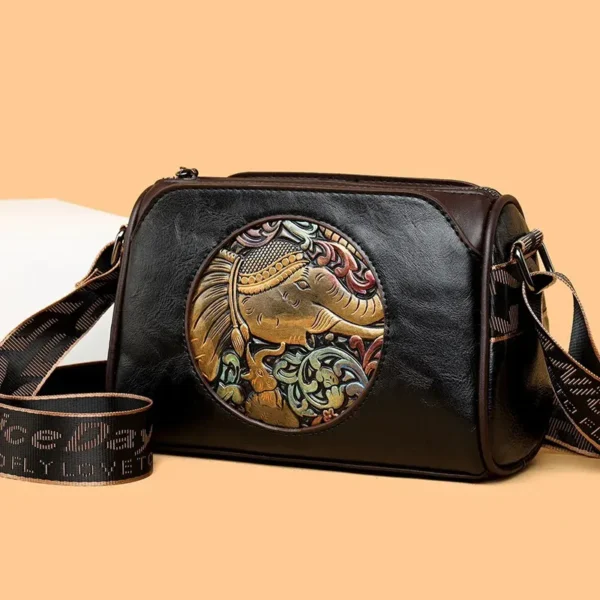 Petit sac à main éléphant brodé tendance