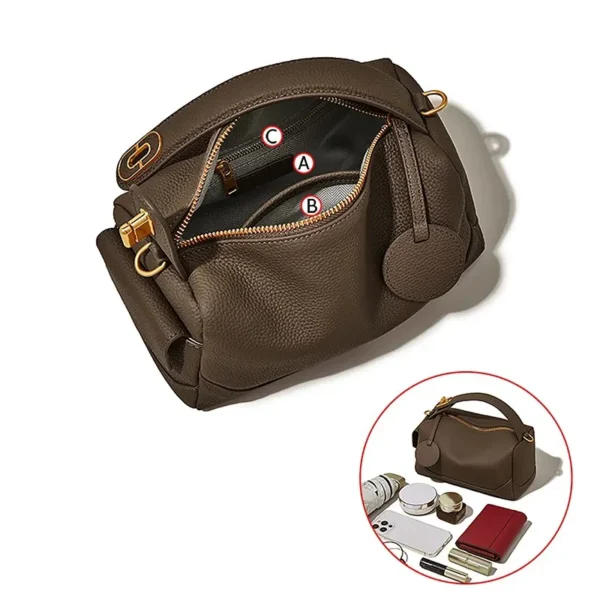 Petit sac à main en cuir