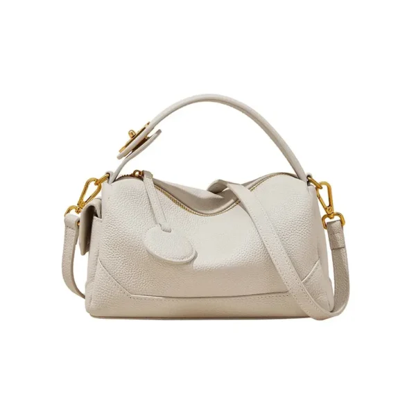 Petit sac à main en cuir blanc