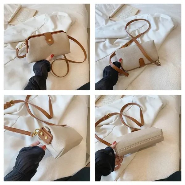 Petit sac à main en toile tendance