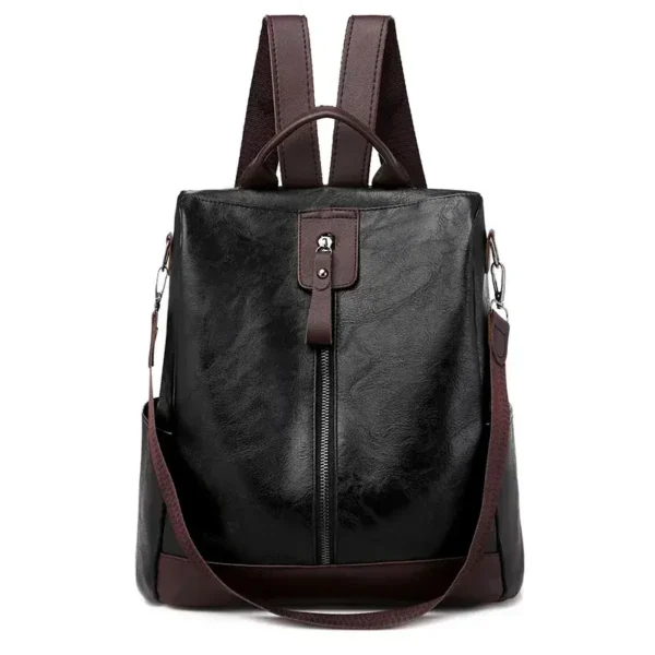 Sac à dos à main souple noir