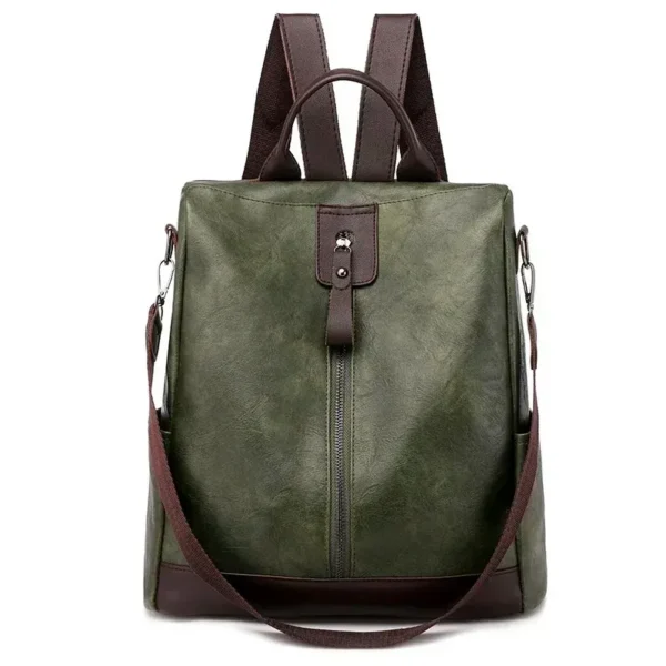 Sac à dos à main souple vert