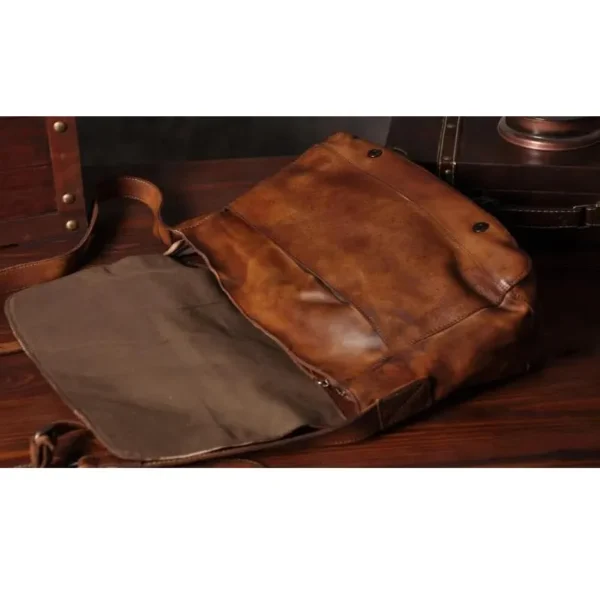 Sac à main vintage en cuir chic