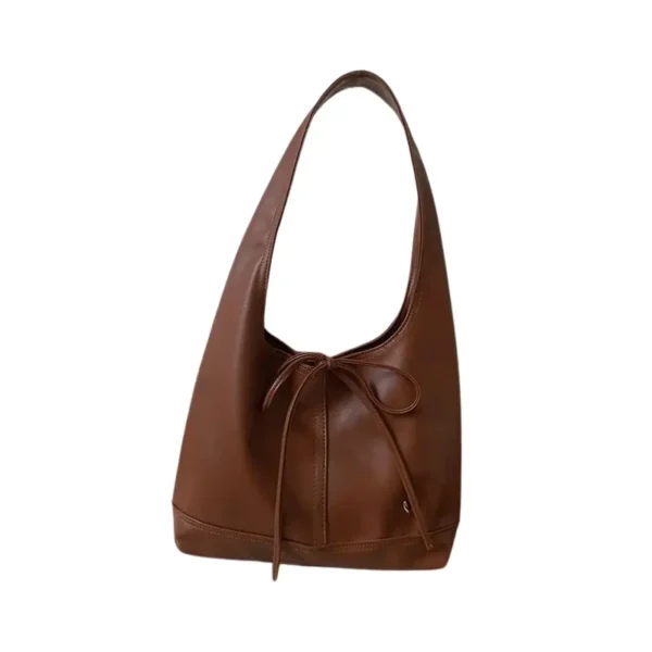 Sac à main blanc élégant marron