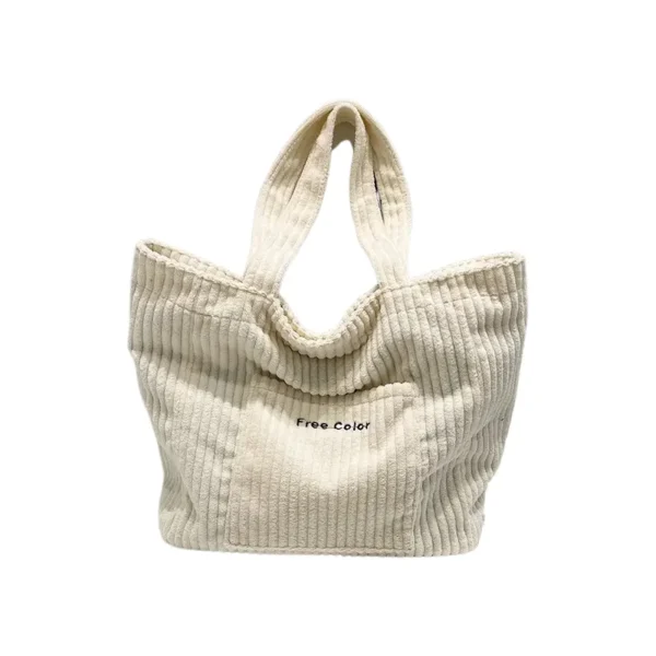 Sac à main blanc en velours