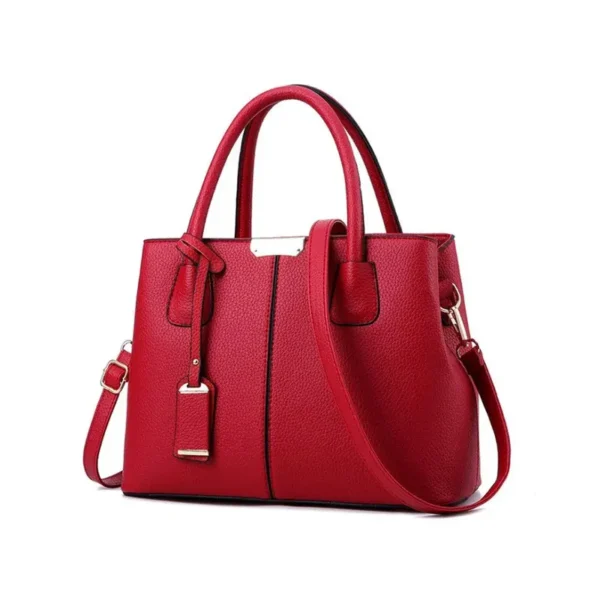 Sac à main bleu chic rouge