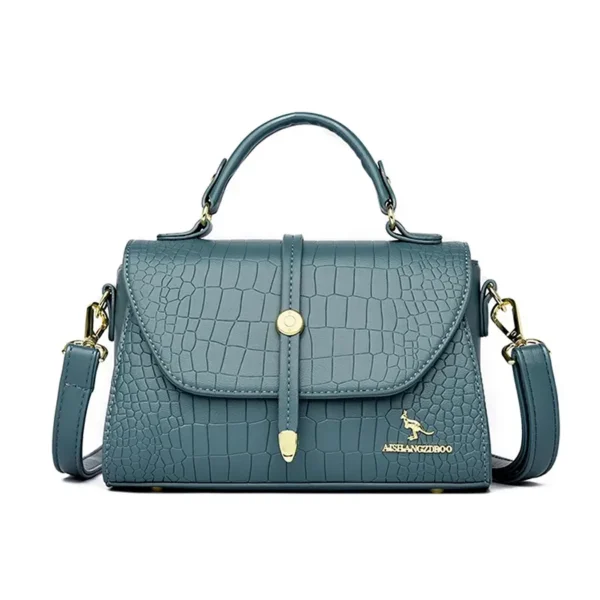 Sac à main bleu rétro