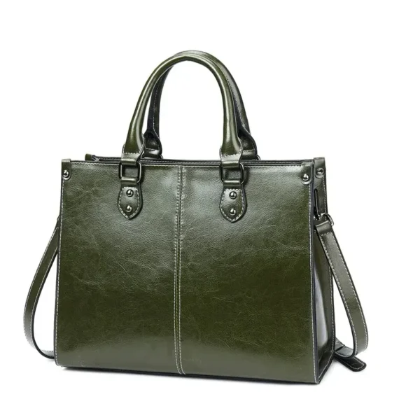 Sac à main camel élégant pour femme vert