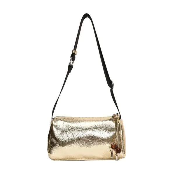 Sac à main doré brillant