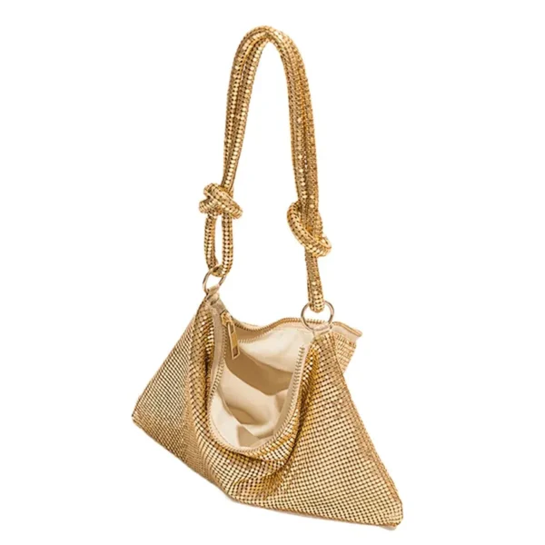 Sac à main doré tendance pratique