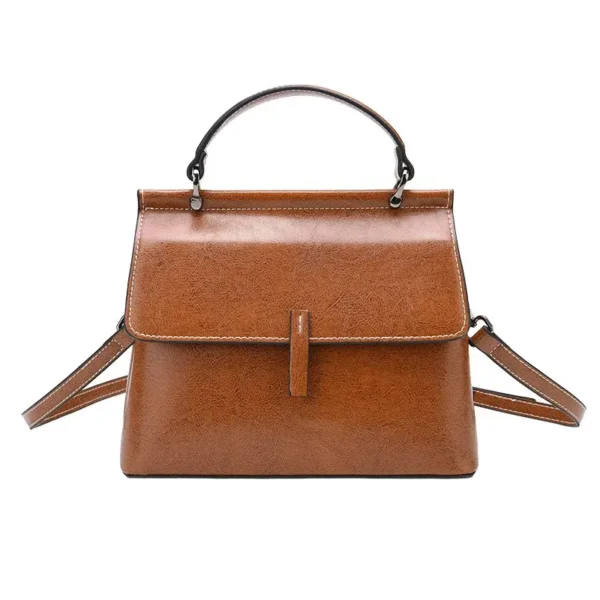 Sac à main élégant vintage camel