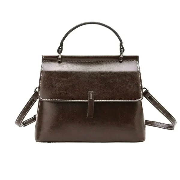 Sac à main élégant vintage marron