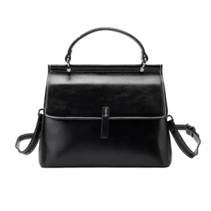 Sac à main élégant vintage noir
