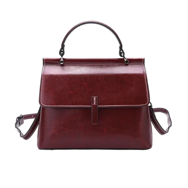 Sac à main élégant vintage rouge