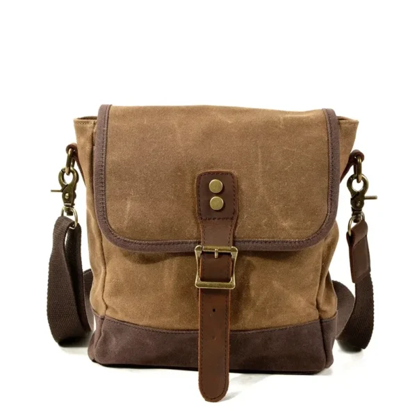 Sac à main en bandoulière pour homme camel