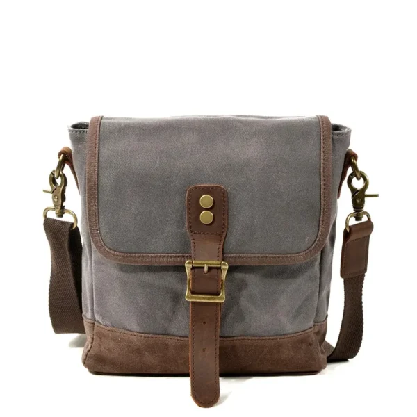 Sac à main en bandoulière pour homme gris
