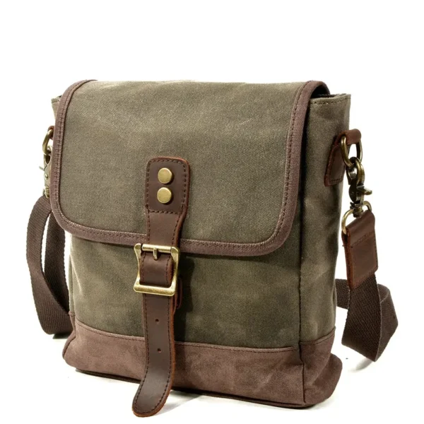 Sac à main en bandoulière pour homme vert