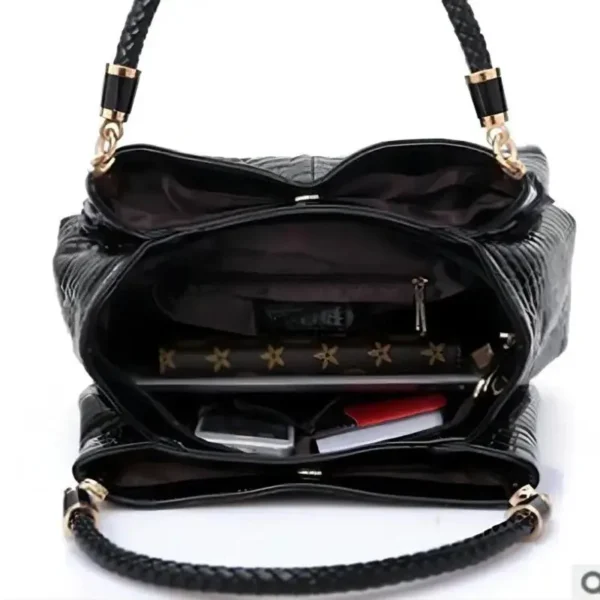 Sac à main femme brillant multipoche