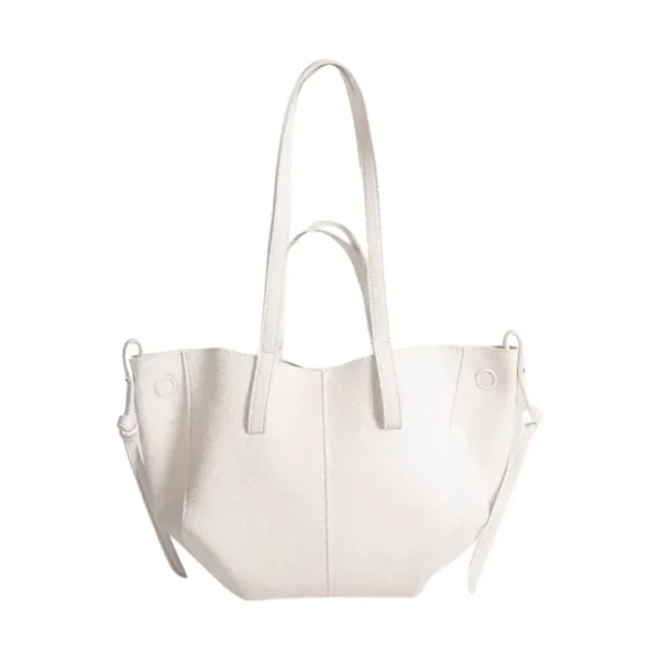 Sac à main grande bandoulière blanc