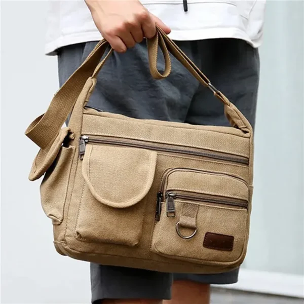 Sac à main homme en bandoulière tissu