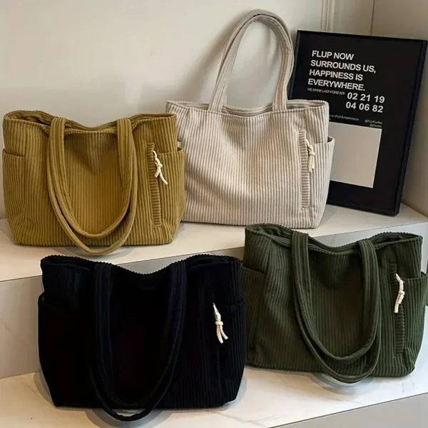 Sac à main jaune en velours quatre couleurs