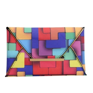 Sac à main pochette multicolore chic