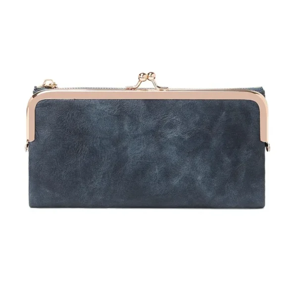 Sac à main pochette vintage bleu