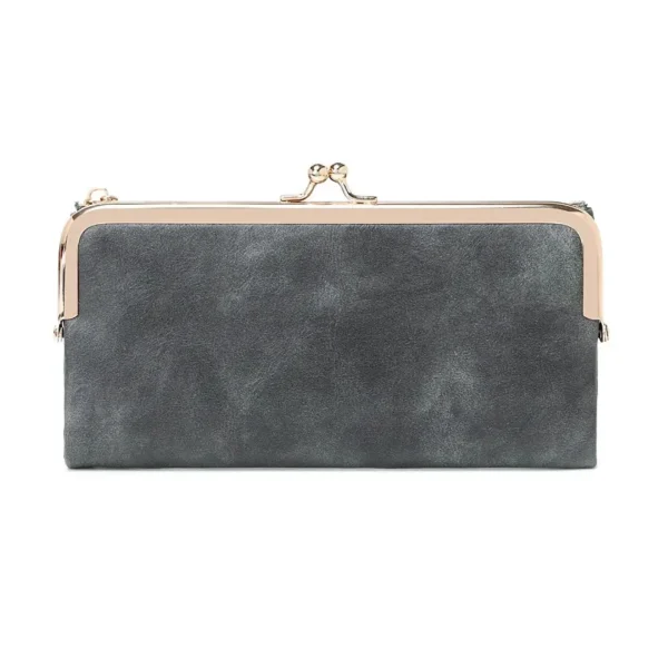 Sac à main pochette vintage gris