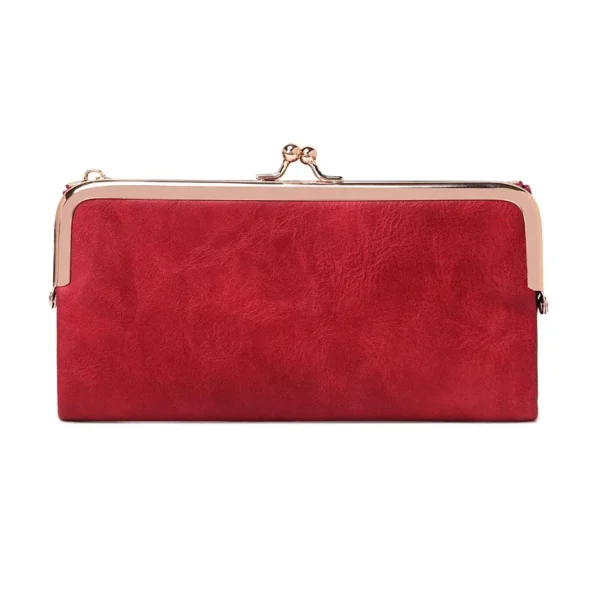 Sac à main pochette vintage rouge