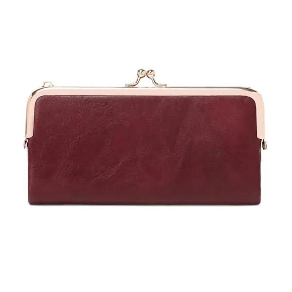 Sac à main pochette vintage rouge foncé