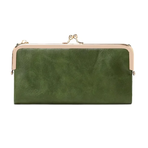 Sac à main pochette vintage vert