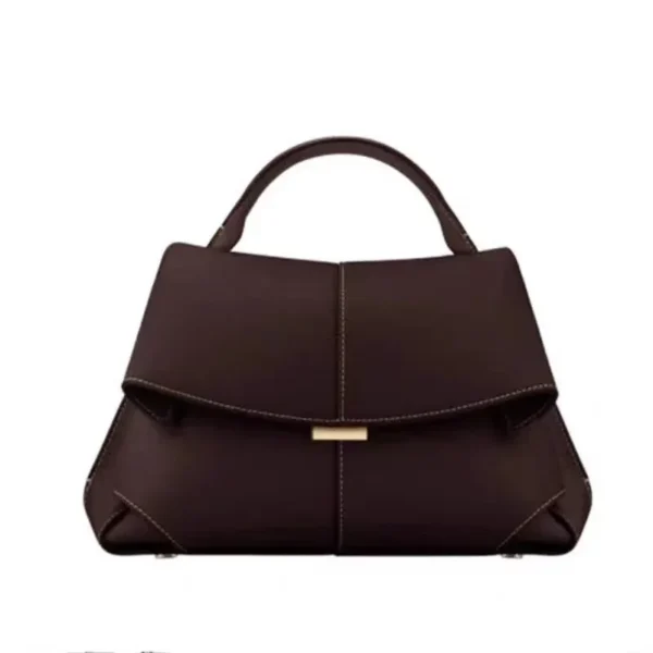 Sac à main pour femme en cuir marron