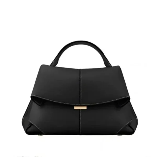 Sac à main pour femme en cuir noir