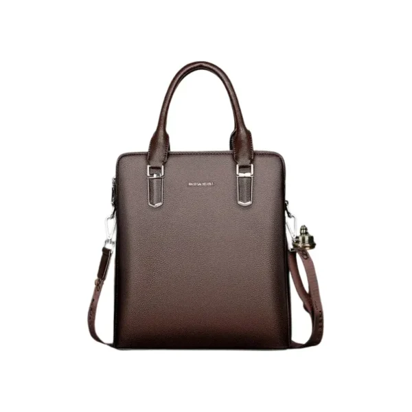 Sac à main rectangulaire marron