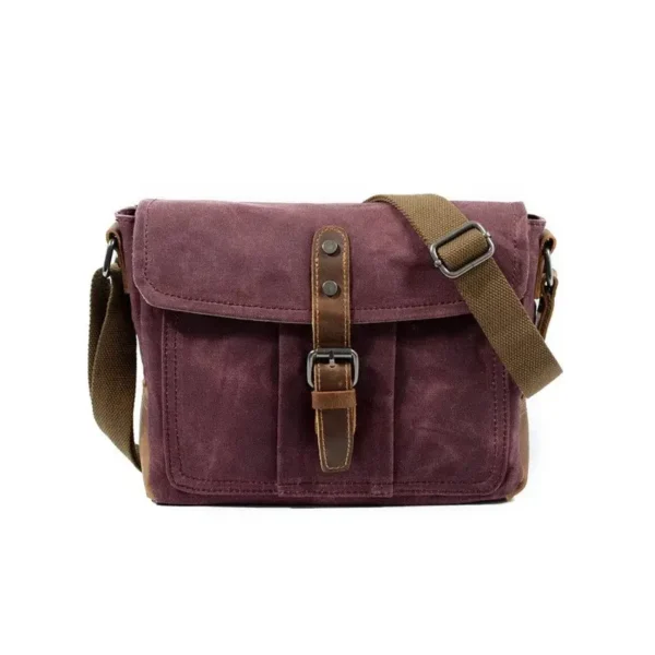 Sac à main rétro pour homme rouge