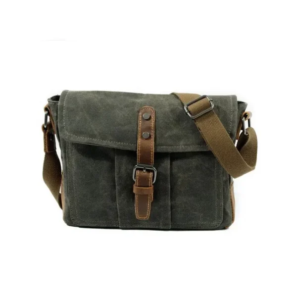 Sac à main rétro pour homme vert