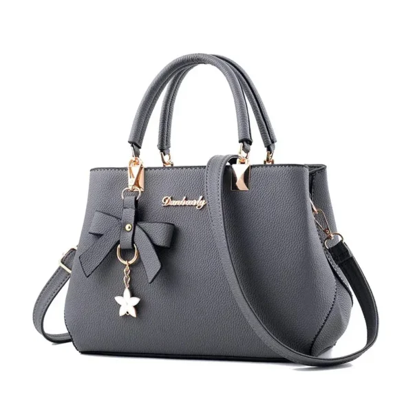Sac à main rose élégant gris