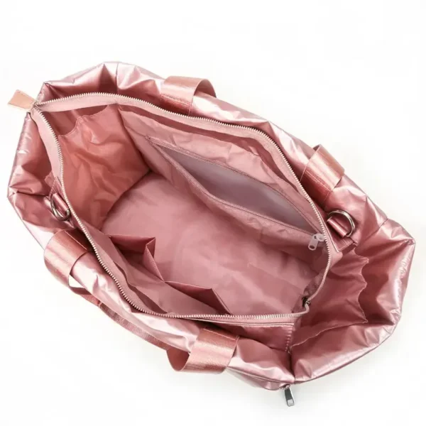 Sac à main rose tendance multipoche
