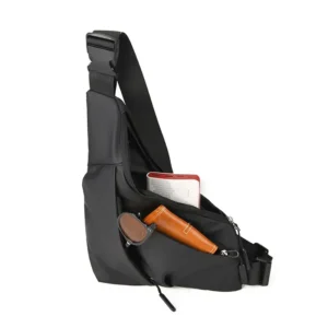 Sac à main triangulaire pour homme multipoche