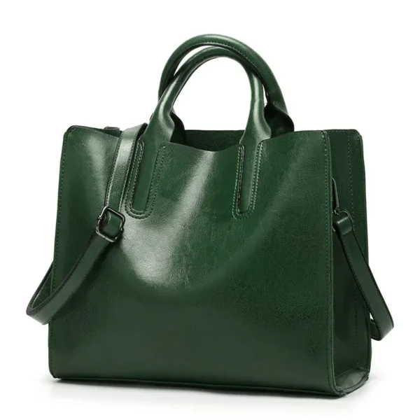 Sac à main vert chic