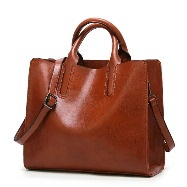 Sac à main vert chic camel