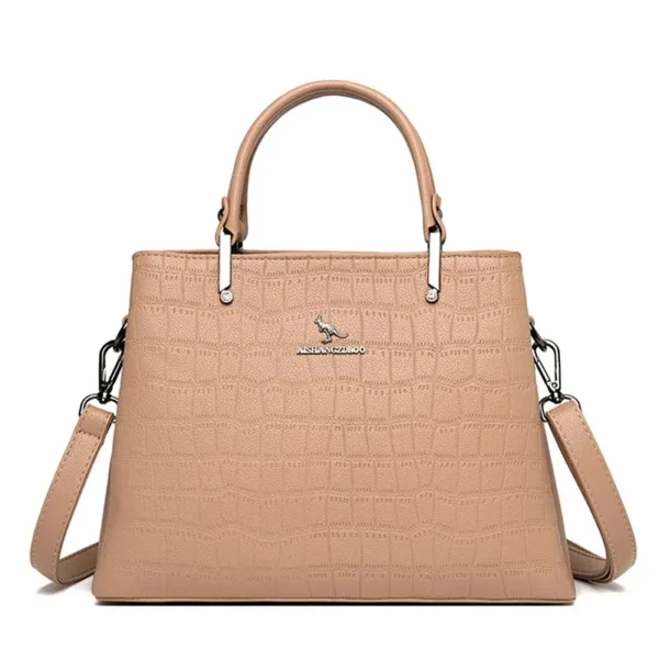 Sac à main vert élégant beige