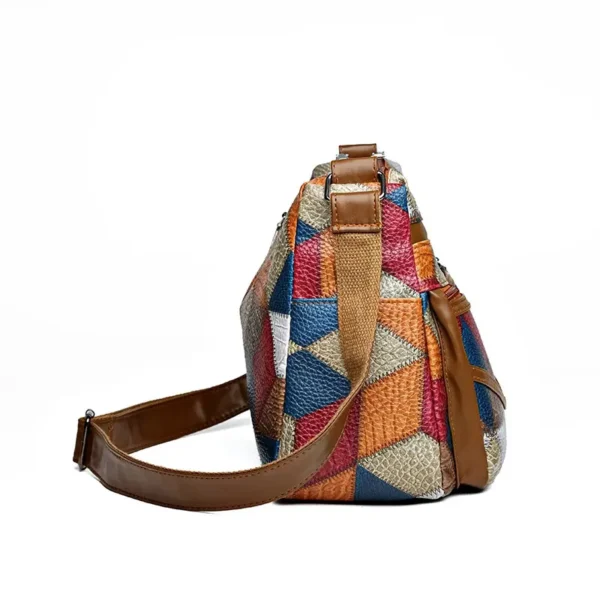 Sac à main vintage multicolore bandoulière