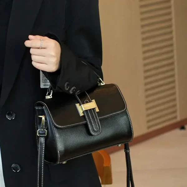 Sac à main vintage pour femme en cuir haute qualité