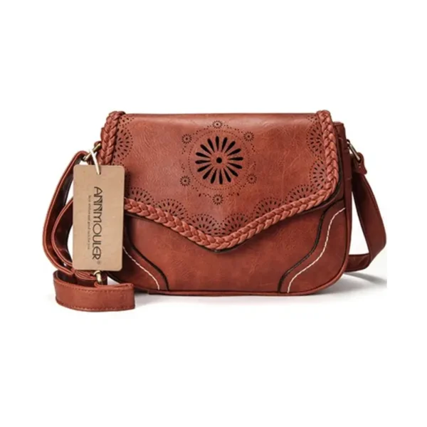 Sac à main vintage tendance marron