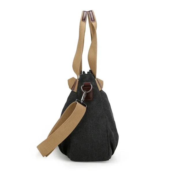 Grand sac à main en toile – Image 4