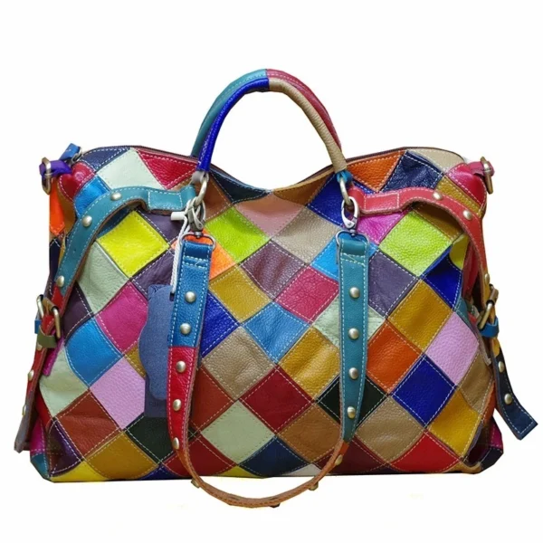 Grand sac à main multicolor image principal